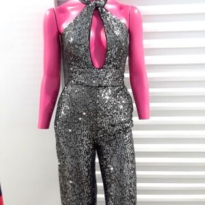 Anthropologie sequin jumpsuit. Stunner. Size 2 NWT gorgeous bling !